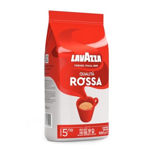 ラバッツァ クオリタ・ロッサ 豆1kgx5袋 レギュラーコーヒー エスプレッソ LAVAZZA (ラバッツァ) クオリタ・ロッサ 豆 1kg レギュラーコーヒー