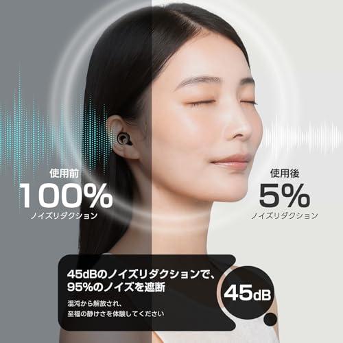 VAKARIA 耳栓 睡眠用 ノイズキャンセリング 完全遮音 快眠 安眠グッズ 騒音対策 リラックス 聴覚プロテクション 45dB 低減 飛行機 |  | 01