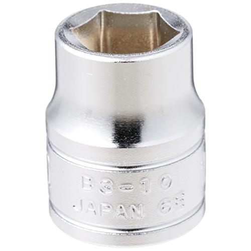 京都機械工具(KTC) ソケットレンチ 6角 B3-10 対辺寸法:10×差込角9.5mm | 