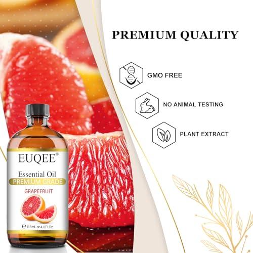 EUQEE アロマオイル エッセンシャルオイル グレープフルーツ 天然100％ 精油 118ML アロマディフューザー用 |  | 02