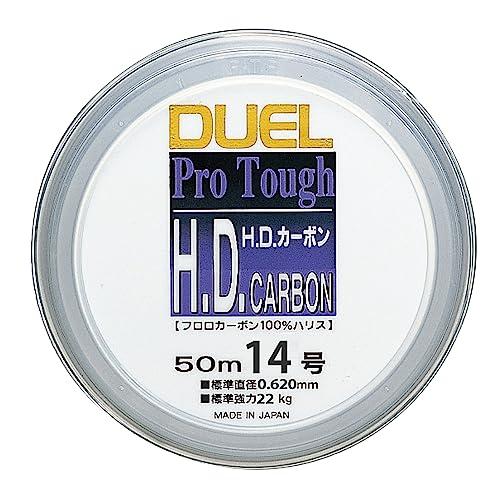 DUEL(デュエル) ハリス H.D. フロロカーボン 50m 14号 50 クリアー H855 | 