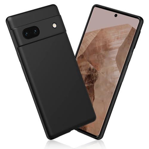 Google Pixel 8a 本体プラス マットブラックケース付き Google Pixel 8a ケース マットブラック カバー『超軍用規格耐