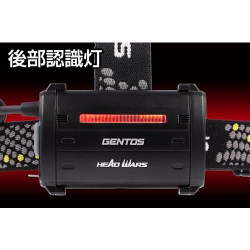 GENTOS(ジェントス) LED ヘッドライト 明るさ470ルーメン/実用点灯8