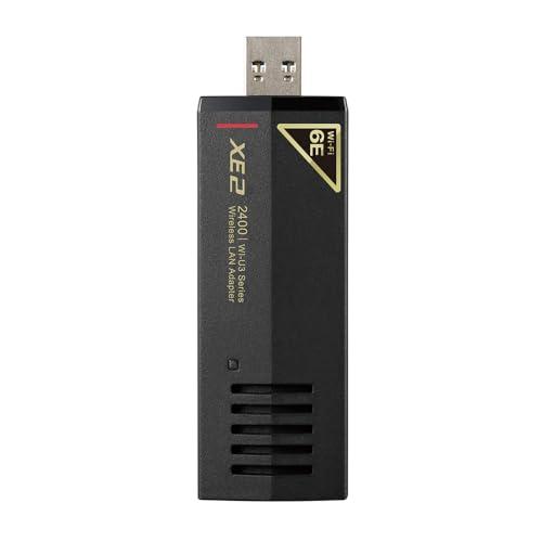 バッファロー Wi-Fi 6E 11ax 6GHz 無線LAN 子機 USB3.2 (Gen1) 対応 内蔵アンテナ タイプ ドライバー内蔵 W | 