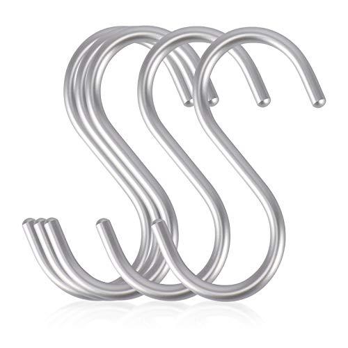 labato S字フック Sじフック フック S字 汎用フック Sカン 耐荷重15kg 5枚セット エスフック 吊り下げ カーテンかけ 小物掛け | 