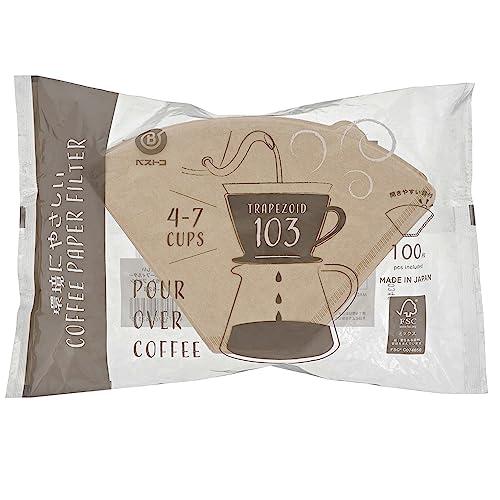 ベストコ 環境にやさしいコーヒー ペーパー フィルター 103 台形 4-7杯用 100枚入 ブラウン MA-423 |  | 01
