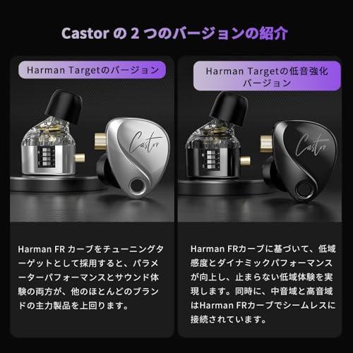 KZ Castor イヤモニ 有線 イヤホン カナル型 耳掛け KZイヤホンリ