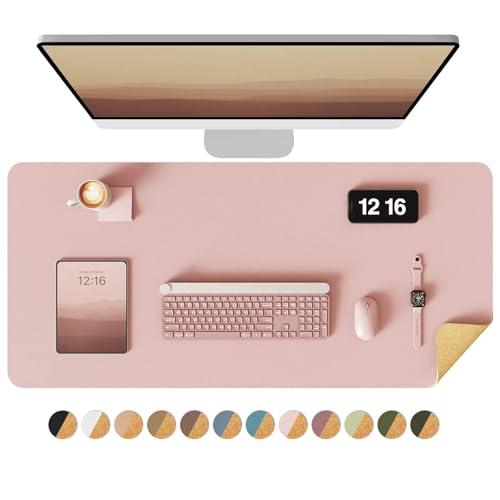 YSAGi デスクマット コルクデスクパット 環境に優しい パソコンマット ゲーミングマウスパッド オフィス及び自宅用 テーブルマット (桜ピン | 