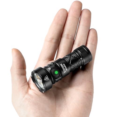 sofirn SR20 Mini 懐中電灯 小型 強力 フラッシュライト 1200ルーメン