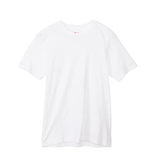 [ヘインズ] 半袖Tシャツ(3枚組) 綿100% 柔らかい肌触り クルーネック 赤ラベル メンズ ホワイト(クルーネック) S |  | 02