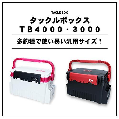 ダイワ(DAIWA) タックルボックス TB4000 ブラック/レッド 釣り