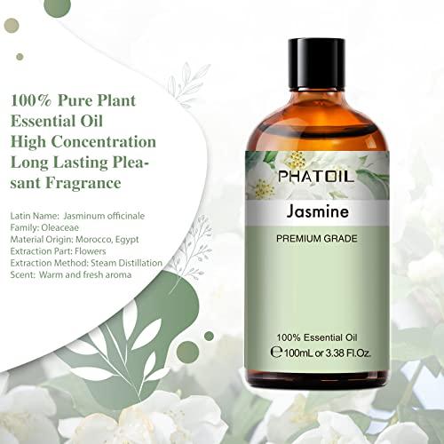 PHATOIL アロマオイル ジャスミン 100ml エッセンシャルオイル 精油