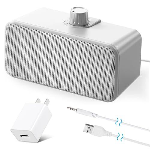 【動作良好】はっきり音声高齢者に安心！テレビ用手元スピーカー 手元スピーカー テレビ用 高齢者向け 有線接続 (電源アダプタ付き