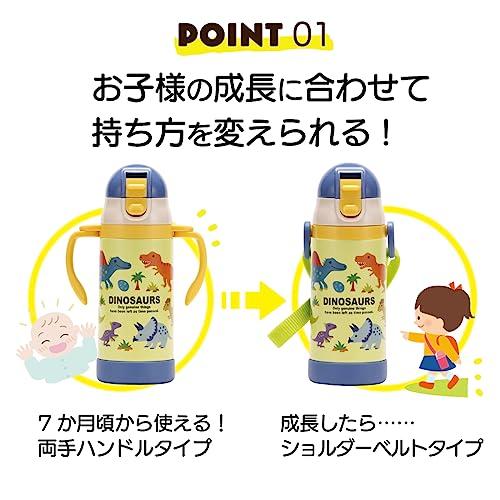 スケーター(Skater) 両手 ストロー付き ステンレス 水筒 ベビーマグ ディノサウルス ピクチャーブック 350ml STWM3N-A |  | 01