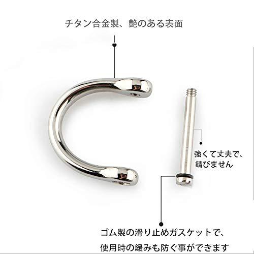 [TISUR] チタン キーホルダー リング メンズ dカン スマートキー用に キーチェーン 紛失防止 艶のある表面(チタン Dリング L*2個 |  | 02