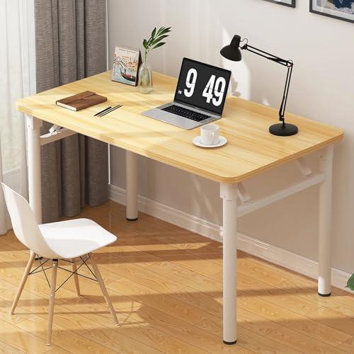 Rshtong 折りたたみデスク デスク パソコンデスク 机 折り畳み 幅80cm×奥行50cm PCデスク 在宅勤務 リモートワーク用 おしゃ | 