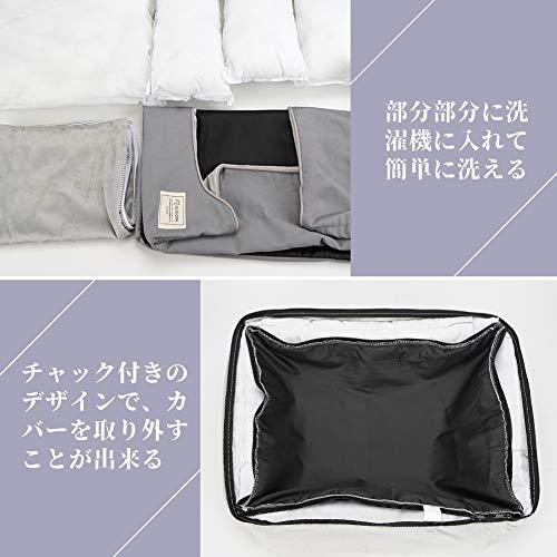 ペットベッド ペットソファ 猫用 犬用ベッド 寝床 通年タイプ リバーシブルクッション付き カバー取り外し 洗える 柔らかい ふわふわ暖か 寒さ |  | 02