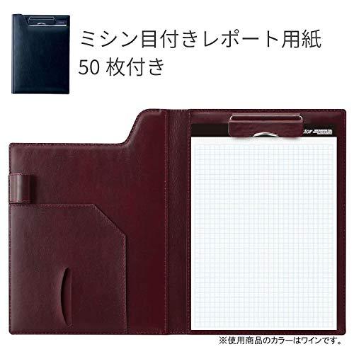 レイメイ藤井 クリップファイル zeitVektor A5 革製 ネイビー ZVF605K |  | 01