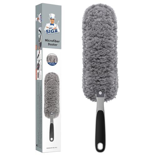 MR.SIGA リントフリーマイクロファイバーホコリ取り、家庭掃除用洗える