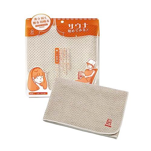 シービージャパン(CB JAPAN) タオル 吸水速乾 マイクロファイバー ベージュ 繊維の隙間に素早く吸水 40×120cm マイサウナ トト | 