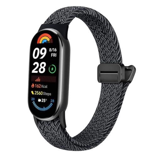 コンパチブル Xiaomi Smart Band 10/9/8 バンド mi band 9 替えバンド mi strap 8 換えベルトマグネッ | 