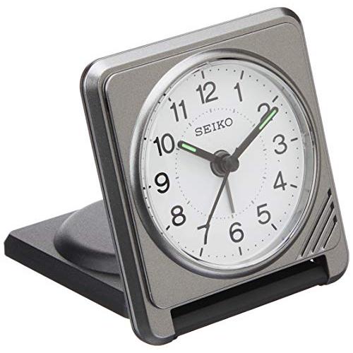 セイコークロック(Seiko Clock) 置き時計 目覚まし時計 アナログ 小型 本体サイズ:7.8×17.2×2.4cm QQ638S | 