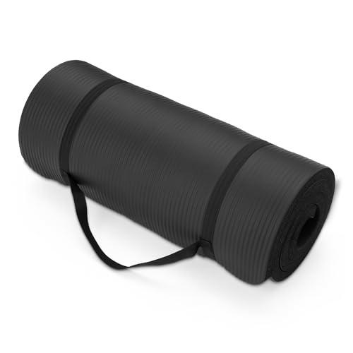 ベーシック ヨガマット 厚め 30mm キャリーストラップ付 トレーニングマット ストレッチマット ピラティスマット 188 x 61 x 3c | 
