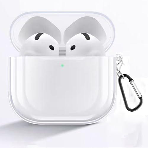 2024強化版ELYBYYLE for AirPods 4 ケース TPU素材 AirPods 4 用 ケース ワイヤレス充電 軽量 キズ防止 | 