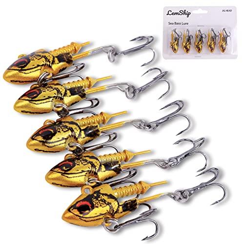 丸のみくんシーバス ジグヘッド ルアー ヒラメ セット vg16 vg22 vg28 バイブレーションジグヘッド 青物 (ムラムラゴールド ２８ | 