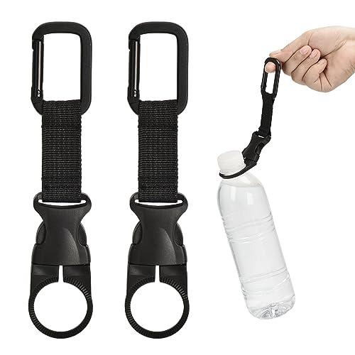 KAruim ペットボトルホルダー カラビナ付き 3個セット ドリンク ホルダー アウトドア 登山 キャンプ ハイキング 旅行 水分補給 着脱簡 | 
