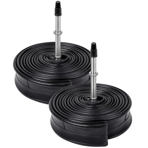 YunSCM 2本700 28C チューブ 肉厚仏式ロングバルブ60mm700 25C チューブ700X25/32C 自転車チューブ自転車チュー | 