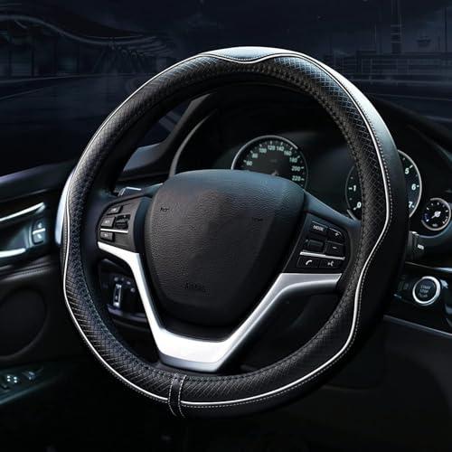 hengshao ハンドルカバー sサイズ 軽自動車 本革 おしゃれ ステアリングカバー 普通車 レザー 3Dグリップ滑り止め 手触りよし 通気 |  | 01