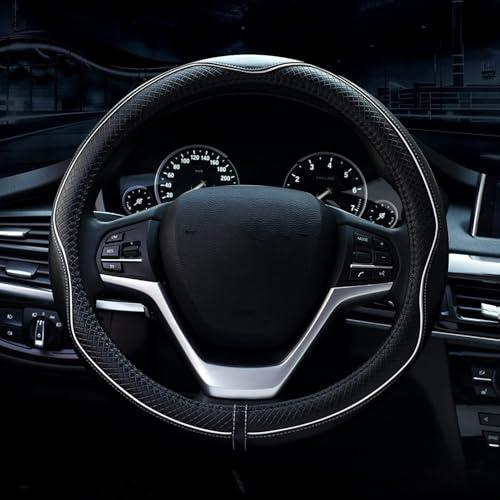 hengshao ハンドルカバー sサイズ 軽自動車 本革 おしゃれ ステアリングカバー 普通車 レザー 3Dグリップ滑り止め 手触りよし 通気 |  | 02