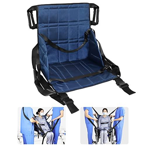 [LOSCHEN] 車用移乗クッション 介護シート ショルダーストラップ2本 乗補助具 応急簡易担架 サイズ調整 高齢者・身障者用 二人乗り昇降 | 