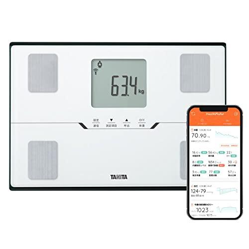 タニタ(Tanita) 体重 体組成計 ホワイト BC-768 WH スマホでデータ管理 立てかけ収納OK | 