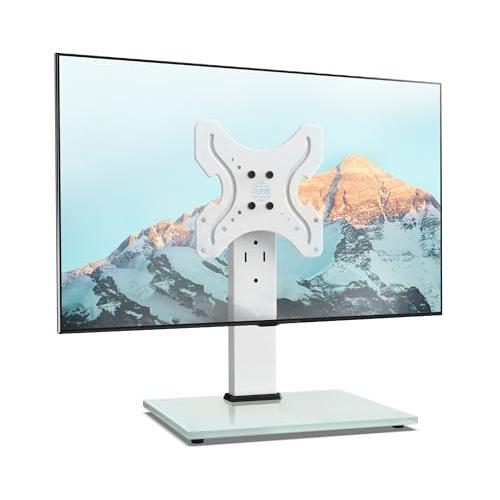 FITUEYES ユニバーサルテレビスタンド 19~42インチ対応 卓上用 高さ調節 ラック回転 ホワイト | 