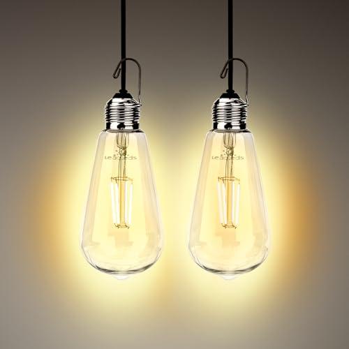 USB電球 LEDランタン吊り下げ 調光 電球色2700K 40W形相当 レトロ 電球型 LED照明 車中泊 停電 防災 応急 キャンプ用ライト | 