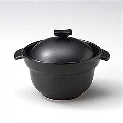 炊飯鍋 ご飯鍋 1合 土鍋 二重蓋付 電子レンジ可 萬古焼 | 