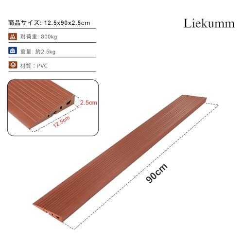 LIEKUMM 高さ2.5cm 段差スロープ 耐荷重800kg 車椅子 スロープ 段差解消スロープ PVC材質 車椅子用スロープ ロボット掃除機 |  | 01