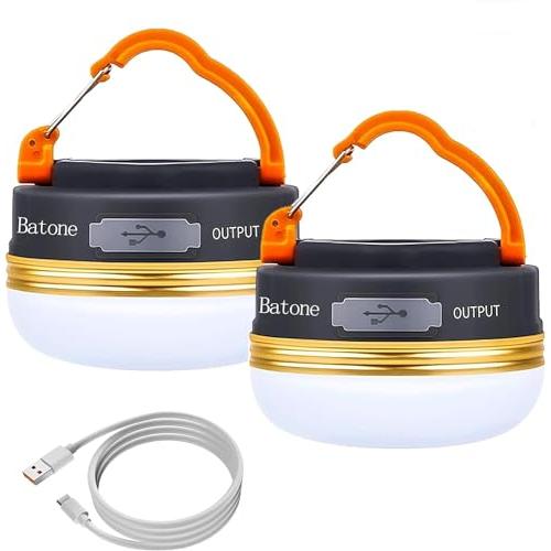 Batoneキャンプ ランタン ledランタン 充電式 3つ調光モード 超軽量 携帯便利 防水キャンプ用品 キャンプ ライト ランタン 1800 | 