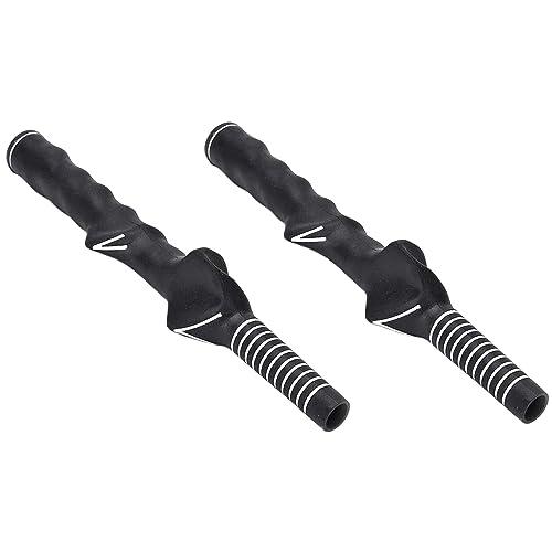 Hantox ゴルフ グリップ ゴム製 ゴルフ グリップトレーナー ゴルフ 練習 矯正用 ゴルフ練習器具 滑り止め 快適 初心者適応 2本セット | 