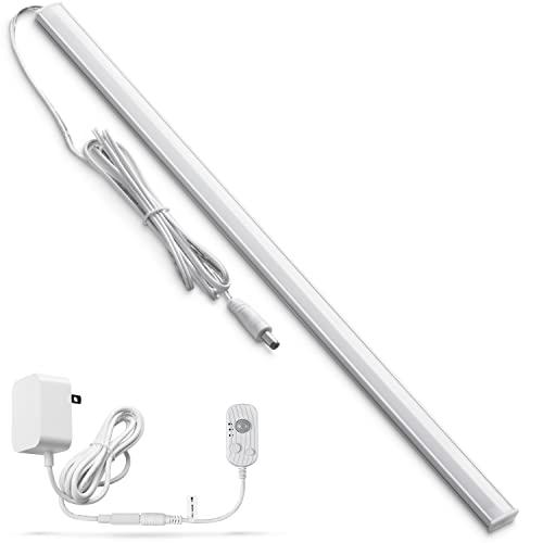 LEDセンサーライト 室内 コンセント 人感センサー分離式 消灯時間設定LED バーライト 明るい 無段階調光 40cm 薄型 マグネット 工事 | 