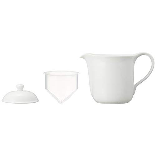 セレック (celec) グッドデザイン賞 390ml ティーポット vフィルター(sv-2)付 クールホワイト シンプル 無地 3800001 |  | 01