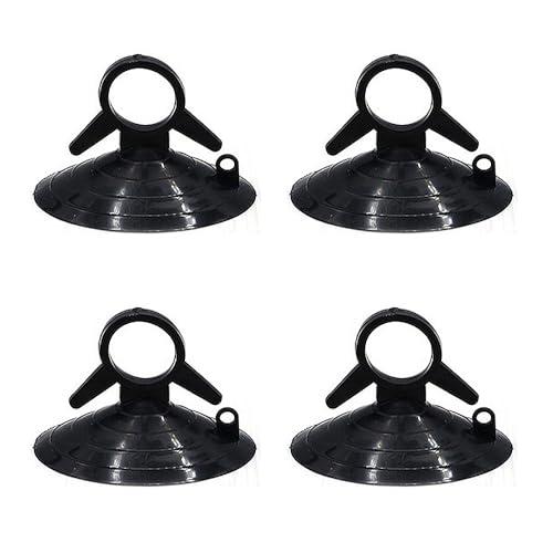 吸盤 パークサンシェード用 車のサンシェードと日よけ吸盤 強力吸盤 真空フック 強力吸盤 車 シェード  補助4.5cm ブラック4個入り | 