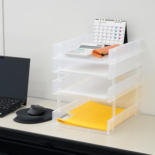 山善(YAMAZEN) ラック ユースフルA4ラック 4個セット 書類整理 レター