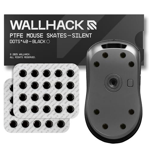 WALLHACK マウスソール 静音PTFE ドット型 汎用 ゲーミングマウス