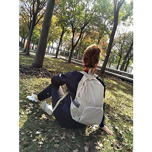 [Rzilmer] バックパック 折り畳み アウトドア リュック 防水 軽量 コンパクト 携帯バッグ 登山 サブバッグ 収納袋付 (カーキ) |  | 02