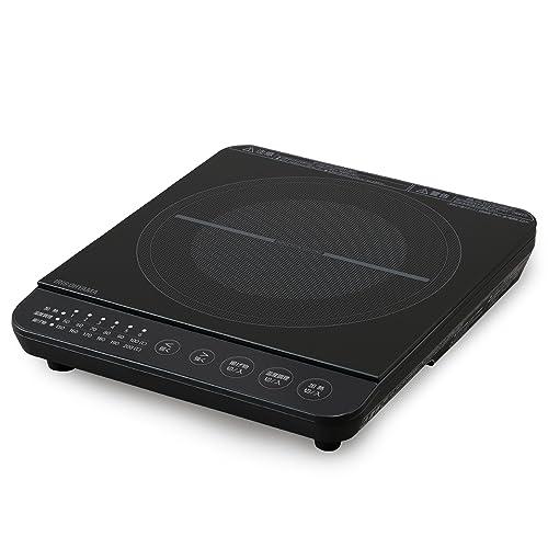 アイリスオーヤマ IHコンロ 1口 IHクッキングヒーター 1400W 卓上 デザイン IHK-T391-B | 