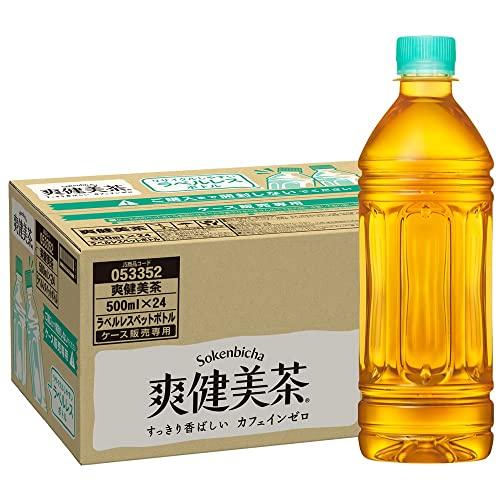 コカ・コーラ 爽健美茶 ラベルレス 500ml ×24本 | 