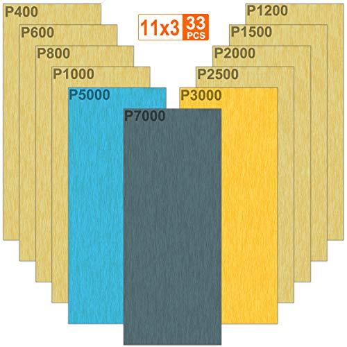 Akuoly耐水紙やすり 精密仕上げ磨き7000 5000 3000 2500 2000 1500 1200 1000 800 600 400番 | 